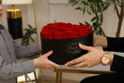16 Red Heart Black Box