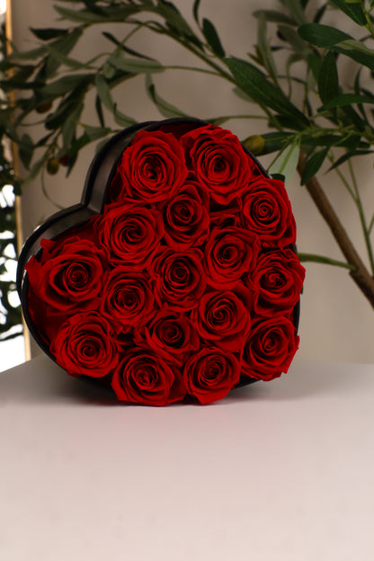 16 Red Heart Black Box